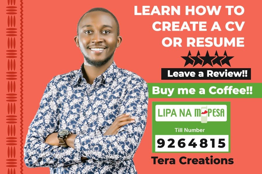 Learn how to create a CV/Resume in Kenya