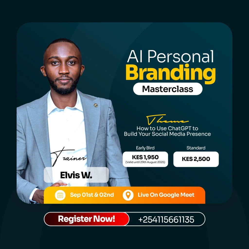 AI Personal Branding Masterclass by Elvis Warutumo Elvis W
