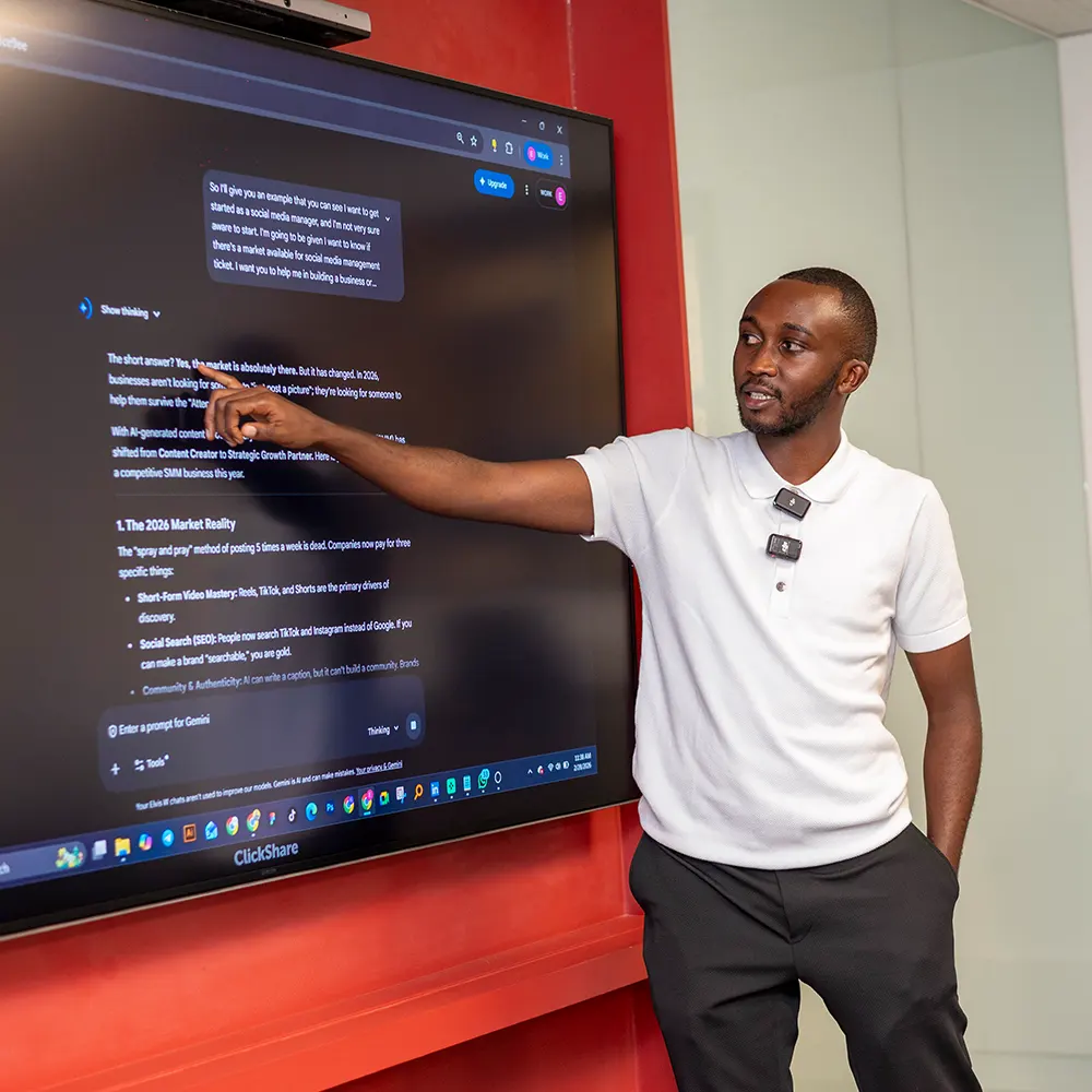 Elvis teaching Google Gemini AI tools